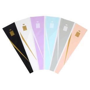 玫瑰花单支包装袋全套透明金边简框鲜花玫瑰花套袋多支袋花艺材料