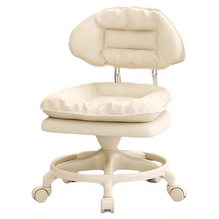 万向轮小凳子家用带滑轮可移动矮凳儿童客厅板凳换鞋凳靠背小椅子