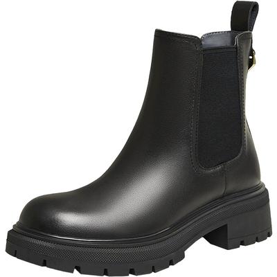 天美意2023冬新款商场同款切尔西靴时尚潮流简约女靴BH181DD3