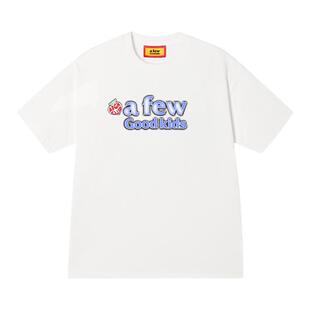 AFGK25SS美式街头涂鸦喷绘渐变短袖T恤男女国潮刺绣半袖夏季体恤