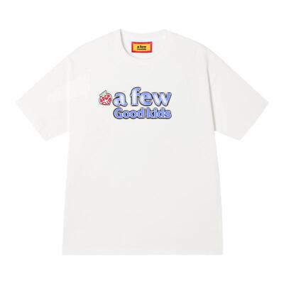 AFGK美式涂鸦喷绘LOGO短袖T恤