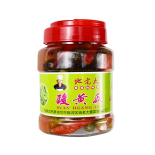 巴盟咸菜酸黄瓜地老大自制嘣嘣菜传统农家油泼黄瓜腌制芥菜丝辣椒