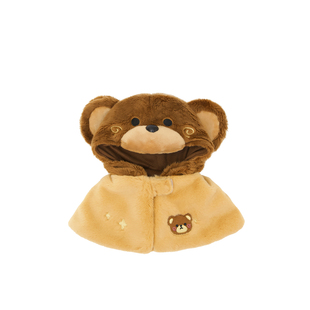 普莱美JMPRIME可爱小熊斗篷娃衣中小偶通用毛绒玩偶配件玩偶服装