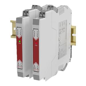 美控模拟量信号隔离器直流无源电流一进二出安全栅4-20ma转0-10V