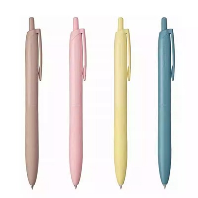 新款日本uni三菱中油笔柔和新色JETSTREAM低粘度超顺滑LITE轻如羽翼圆珠笔按压式按动式原子笔0.5mm