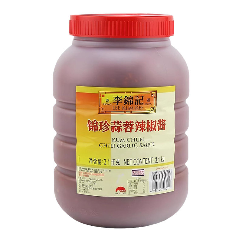 李锦记蒜蓉辣椒酱餐饮装口味稳定