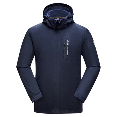 Jeep户外三合一硬壳冲锋衣情侣款