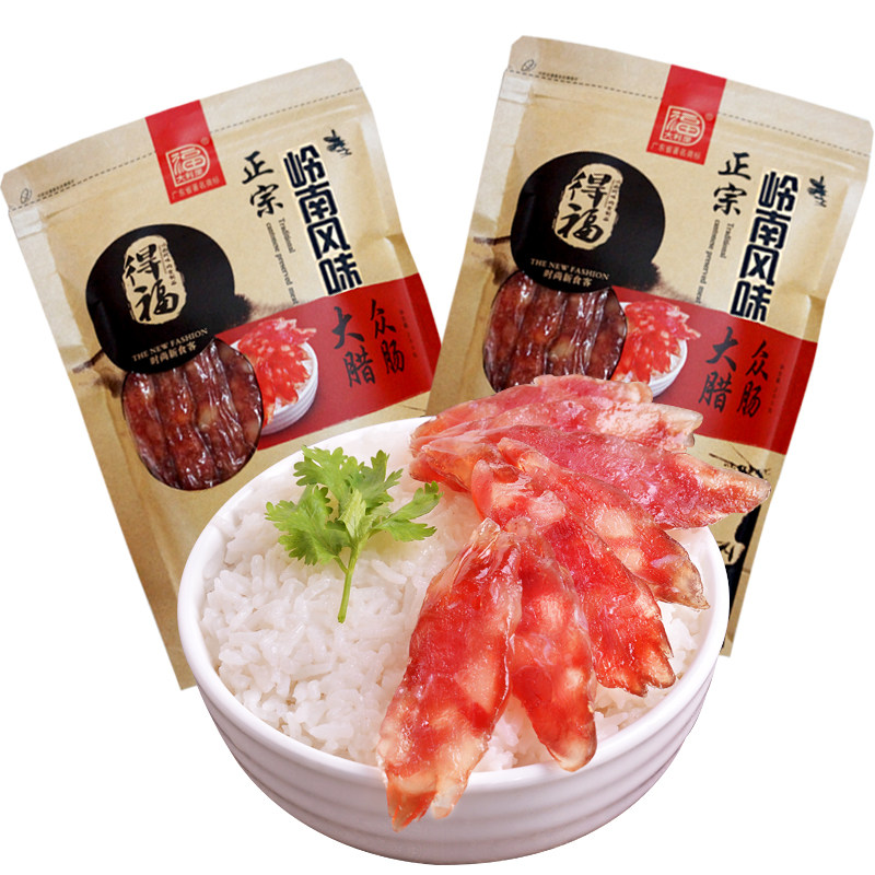 广式腊肠甜味酒肉腊味煲仔饭250g