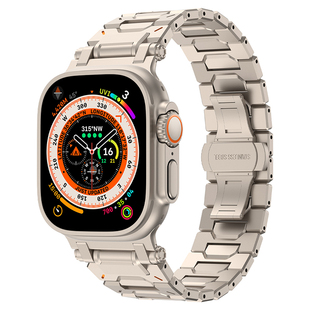 适用S11苹果S10手表带iWatch11表带applewatch金属表壳iwatchS10保护Ultra3代腕表不锈钢applewatchultra2壳