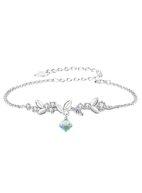 蔓生月光石手链轻奢小众生日礼物