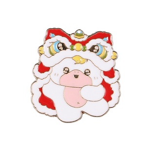 新年马年本命年胸针可爱卡通小马金属小徽章礼物衣服包包配饰批发