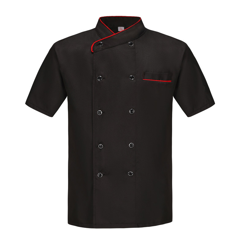 餐饮厨师工作服长袖秋冬款男定制饭店食堂厨房后厨专用工衣服短袖