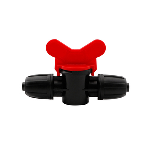 9/12mm主管简易接件接头微喷滴灌弯通三通直通堵头阀门一出一旁通