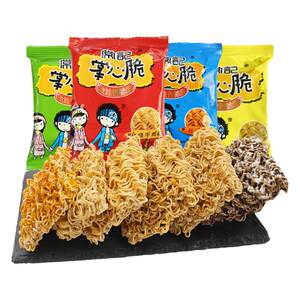 小呆呆零食店常记干脆面掌心脆干吃面方便面整箱办公室解馋小零食休闲食品小吃