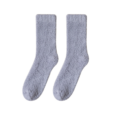 【珊瑚绒中筒袜】暖和到能烙饼