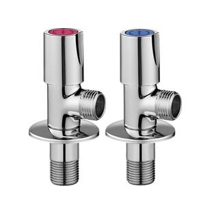 JOMOO九牧加长角阀冷热水全铜三角阀热水器马桶通用家用4分20水阀