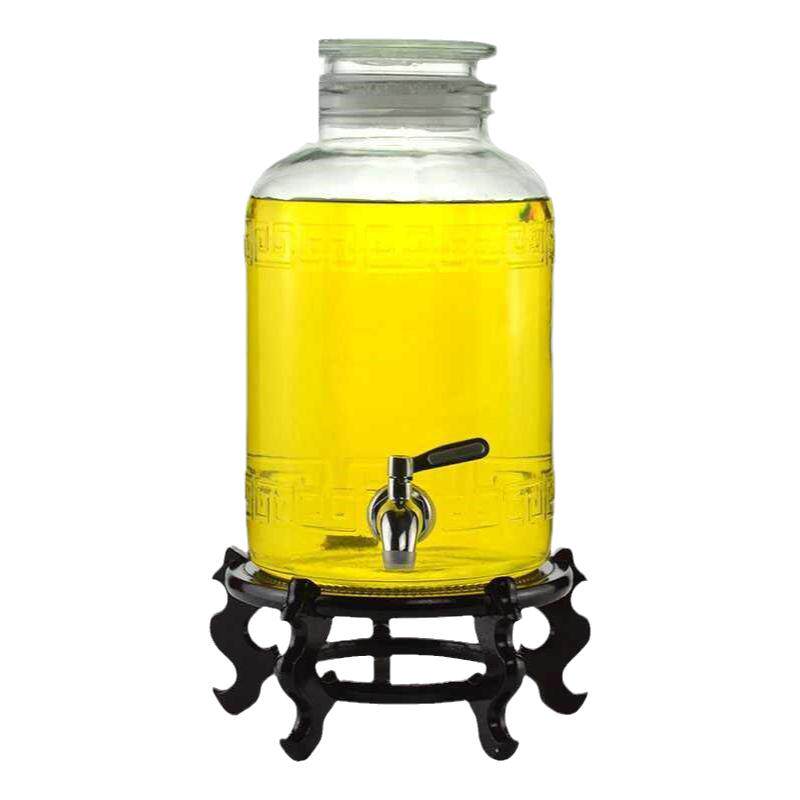 油桶10斤玻璃油罐家用花生油厨房