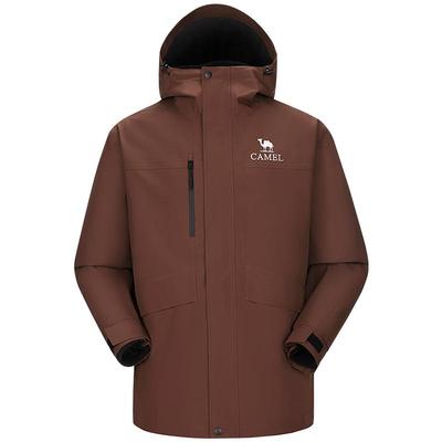 骆驼户外三合一岩野冲锋衣男女款防风防水外套进藏旅游徒步登山服