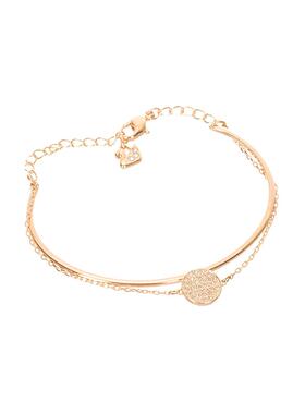 自营 SWAROVSKI施华洛世奇圆形标志二合一ginger手链水晶七夕礼物