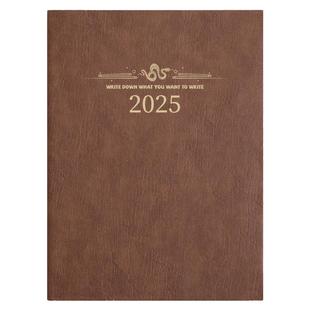 2026年日程本一日一页a4简约加厚笔记本本子记事本商务办公工作效率手册计划本本备忘录自律打卡定制可印logo