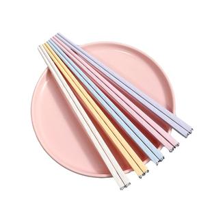 筷子家用高档抗菌防霉防滑合金长筷耐高温2025家庭新款专人专用筷