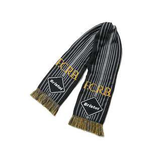 F.C.Real Bristol 25FW 复古F.C.R.B.球队冠军奖杯图案流苏围巾
