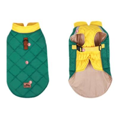 狗衣服中型犬秋冬保暖马甲可牵引