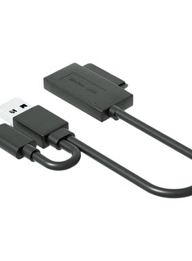 笔记本光驱易驱线SATA7+6P转USB外接外置移动刻录机盒数据转接线