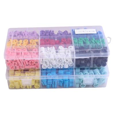 彩色尺码服装店区分标记裤子上衣