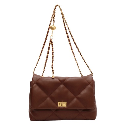 秋冬菱格2060包袋链条小通勤斜挎