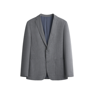 杉杉千鸟格西装男士商务单西服外套2025秋冬新款抗皱耐磨休闲上衣