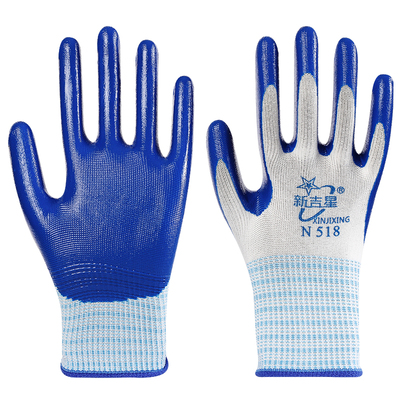 新吉星防油加厚丁腈新款劳保手套
