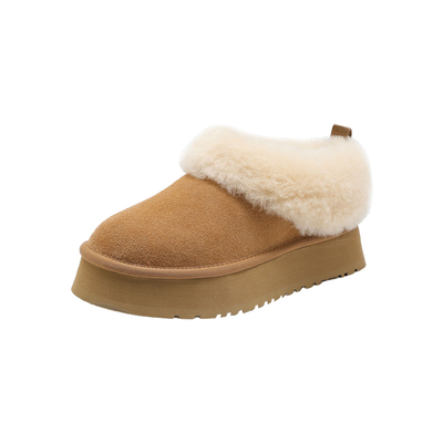 厚底增高皮毛一体百搭雪地靴外穿