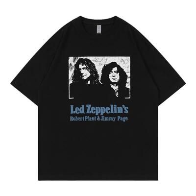 LedZeppelin落肩宽松摇滚短袖T恤