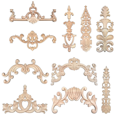 雕花装饰东阳木雕实木门心花花板