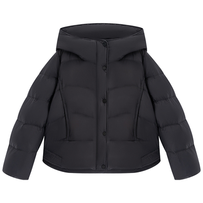 连帽短款羽绒服女冬季新款外套