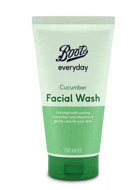 BOOTS小黄瓜洗面奶补水保湿正品