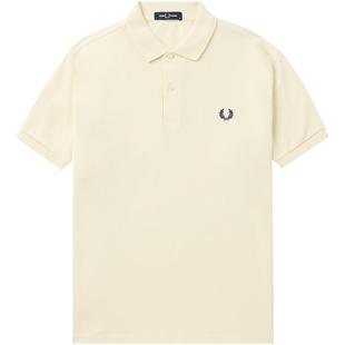 FRED PERRY男士POLO衫2025冬季新款休闲麦穗刺绣重磅短袖T恤M6000
