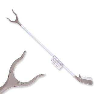 垃圾钳捡垃圾夹子83cm加厚铝合金长柄钳子拾物器取物器