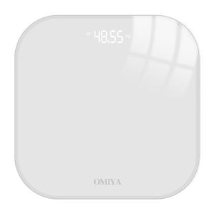 OMIYA体重秤精准称重小型电子称智能家用人体秤高精度充电款高精度体脂称测脂肪减肥计耐用女生宿舍电子秤仪