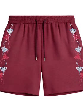 胖敏敏PMMIN大码五分裤短裤烫钻胖mm夏季薄款宽松女裤中年胖妈妈