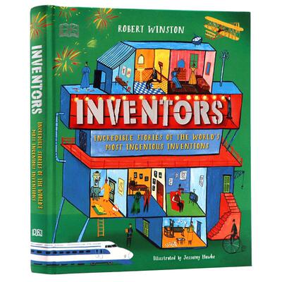 英文原版 Inventors DK 发明家：世界上天才的发明背后的精彩故事 7-12岁儿童科普百科读物 早期科学创造 历史精装绘本 课外阅读书
