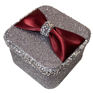 新款欧式结婚喜糖盒子方形婚礼免折叠糖盒高级感伴手礼盒定制大号