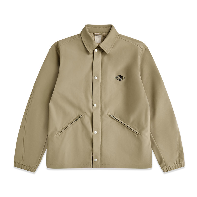 AlldayMoto 教练Coach摩托车骑行服复古机车夹克CE2级护具-卡其