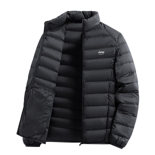 JEEP SPIRIT轻薄排骨羽绒服男女款2025冬季新款男士防风保暖外套