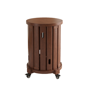 实木凳子可叠放家用叠叠乐圆凳客厅餐桌凳中古风堆叠客人备用凳子