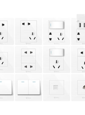 公牛插座开关家用五孔暗装面板