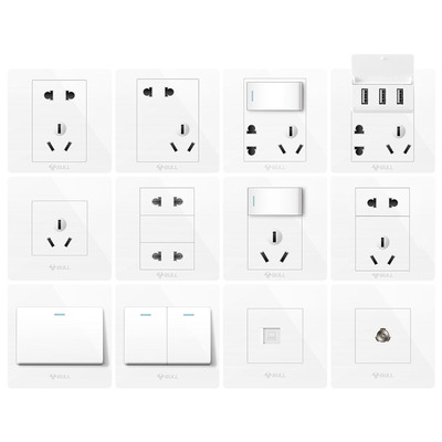 公牛插座开关家用五孔暗装面板