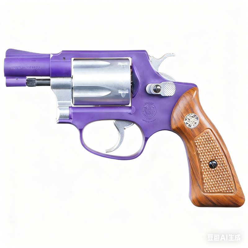 模立方M36左轮玩具手抢连发抛壳合金真男孩Smith&Wesson
