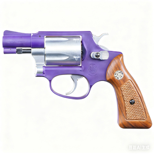 模立方M36左轮软弹枪玩具手抢连发抛壳合金仿真男孩Smith&Wesson